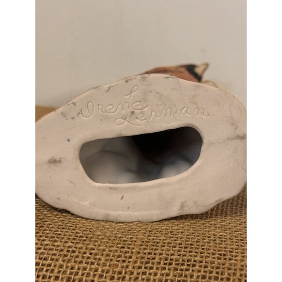 Vintage Hand-Painted Ceramic Cardinal Bird Figurine - Picture 10 of 10